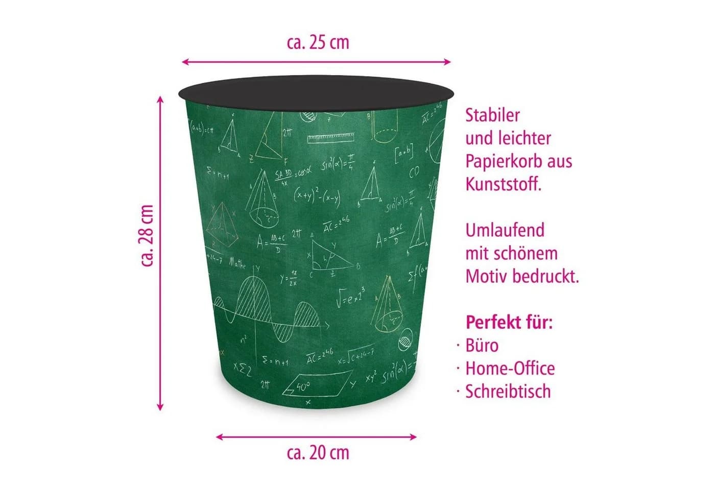 itenga Papierkorb für Kinder mit Formel-Motiv