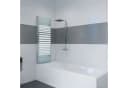 IMPTS Duschwand für Badewanne 100-120cm x 140cm Glas Alu Bild 3