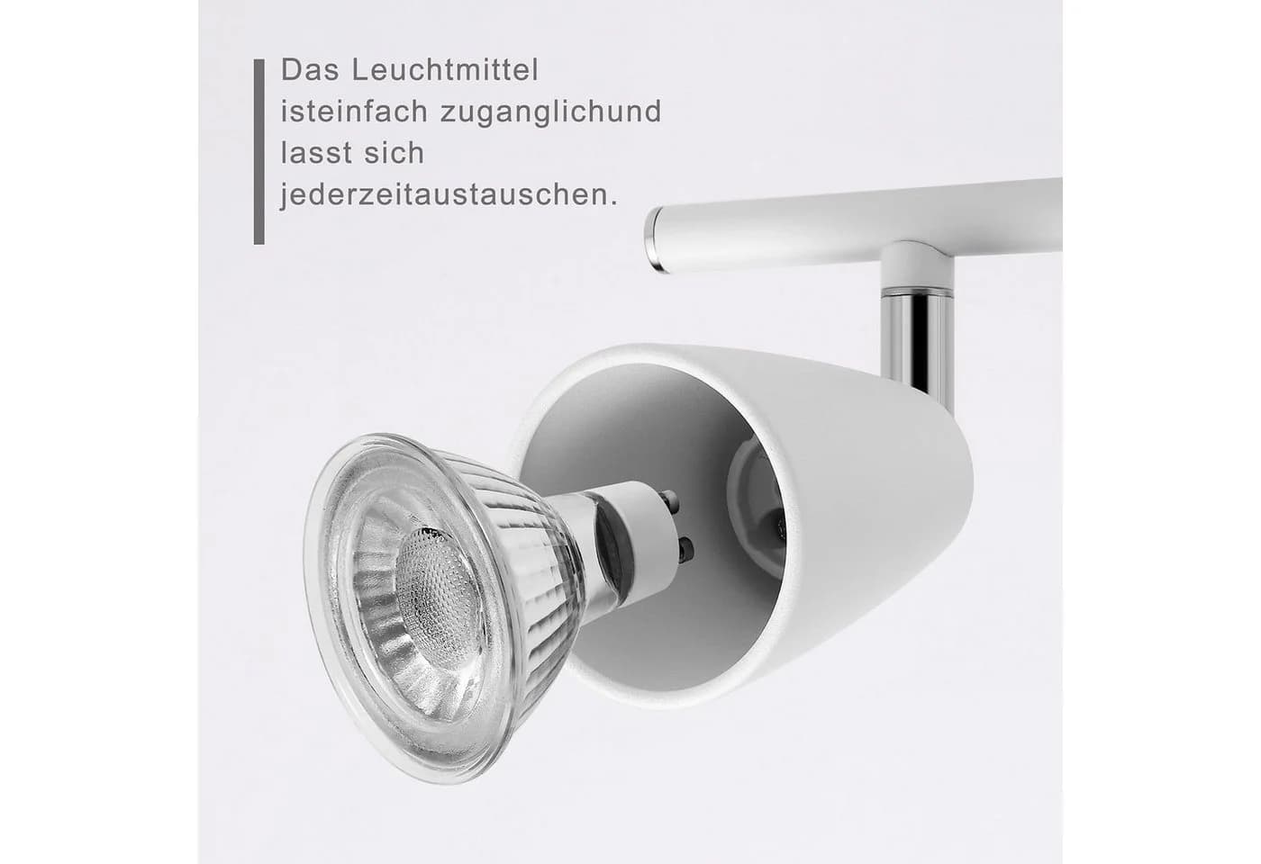 IMPTS LED Deckenspots Schwenkbar Warmweiß GU10 - Bild 5