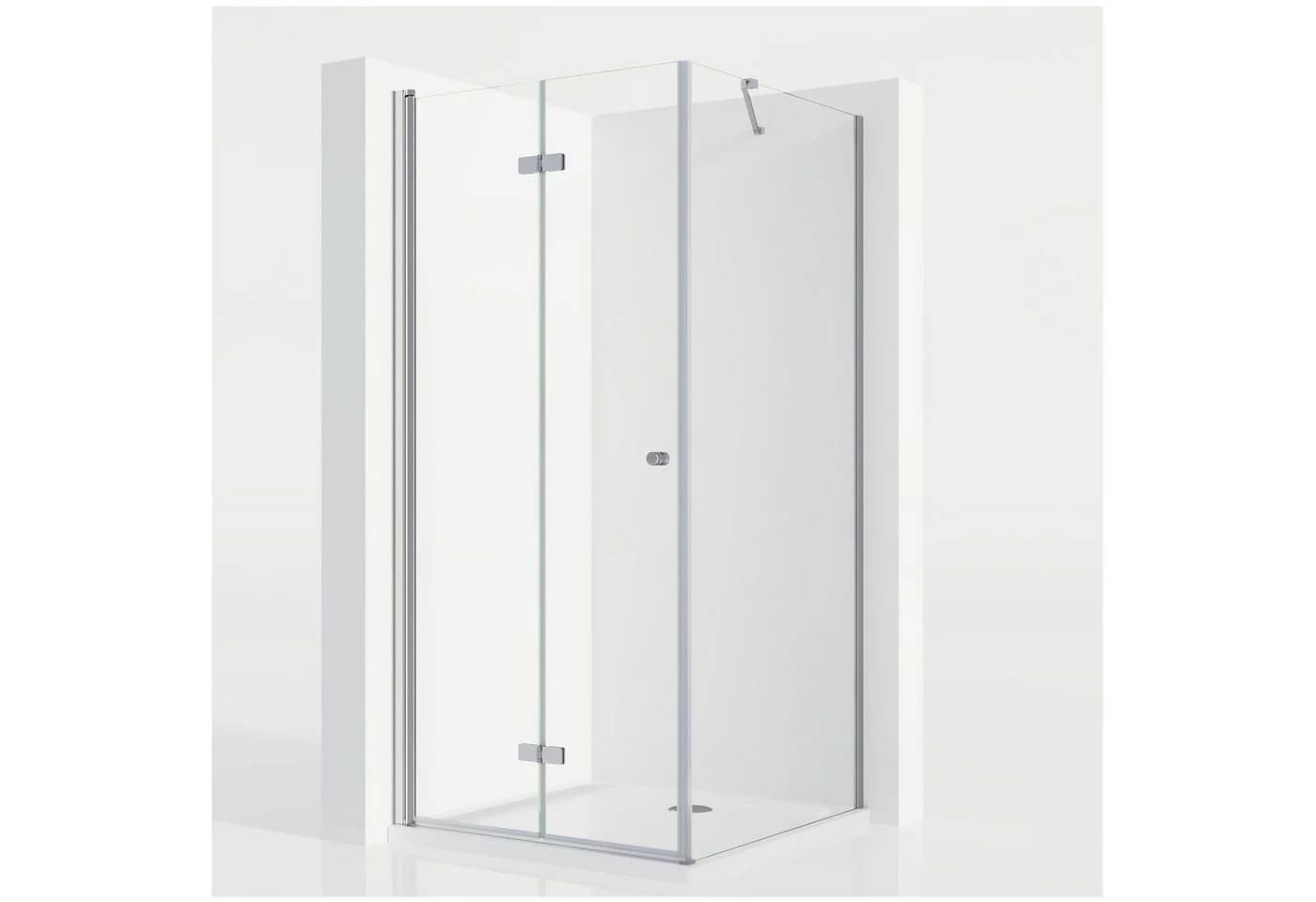 IMPTS Eckdusche Falttür 70x70 cm Sicherheitsglas Duschkabine - Bild 4