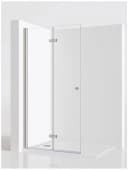 IMPTS Duschwand Walk in Faltbar 6mm ESG Glas Chrom Bild 1