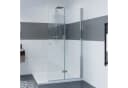 IMPTS Duschwand Walk in Faltbar 6mm ESG Glas Chrom Bild 2