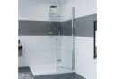 IMPTS Duschwand Walk in Faltbar 6mm ESG Glas Chrom Bild 3