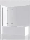 IMPTS Duschwand für Badewanne 3-teilig, Sicherheitsglas, Faltwand Bild 2