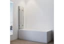 IMPTS Duschwand für Badewanne 3-teilig, Sicherheitsglas, Faltwand Bild 5