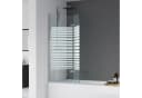 IMPTS Badewannenaufsatz Duschwand 2-tlg. 6mm Glas NANO-Beschichtung Bild 1