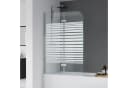 IMPTS Badewannenaufsatz Duschwand 2-tlg. 6mm Glas NANO-Beschichtung Bild 2