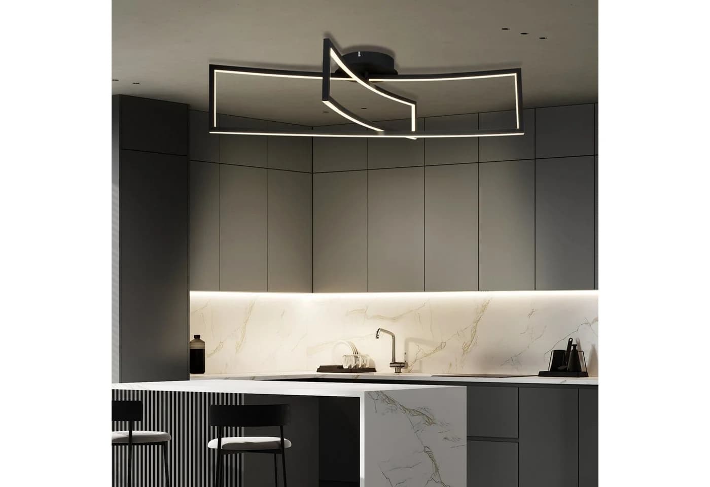 IMPTS Deckenleuchte LED Warmweiß Metall - Bild 2