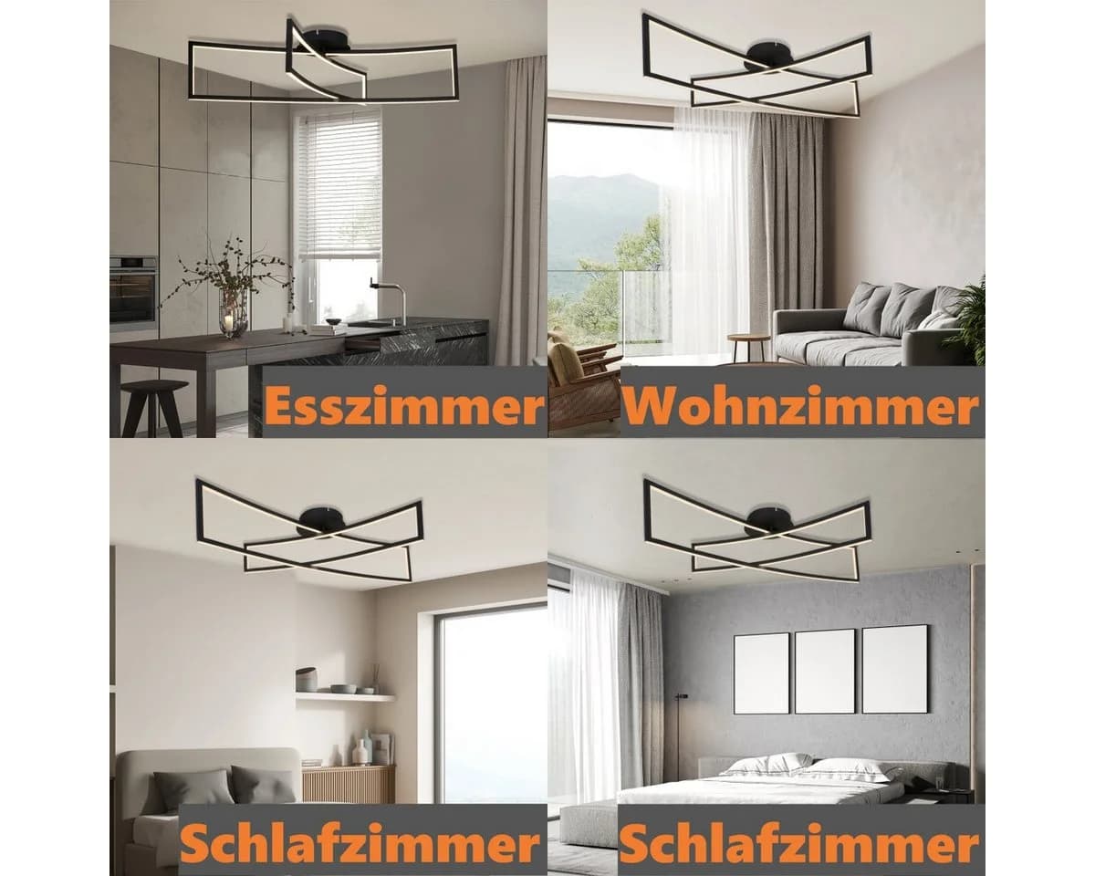 IMPTS Deckenleuchte LED Warmweiß Metall - Bild 3