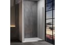 IMPTS Dusch-Drehtür Nische 6mm Sicherheitsglas Aluminium Silber Bild 1