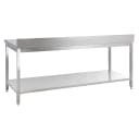GastroHero Arbeitstisch Edelstahl 160x60x85 cm Bild 3
