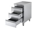 GastroHero Hochschrank Edelstahl-Schubladenschrank 3er 40x70x85 cm Bild 1
