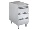 GastroHero Hochschrank Edelstahl-Schubladenschrank 3er 40x70x85 cm Bild 2