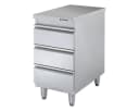 GastroHero Hochschrank Edelstahl-Schubladenschrank 3er 40x70x85 cm Bild 3