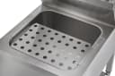 GastroHero Handwaschbecken mit Ausgussbecken und Mischbatterie - Edelstahl Bild 3