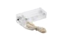 CEPEWA LED-Lichterkette Warmweiß Timer Silber Batteriebetrieben Bild 2