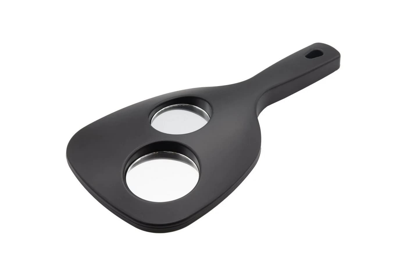 Osma Kosmetikspiegel Handspiegel mit Vergrößerung Silber/Schwarz - Bild 3
