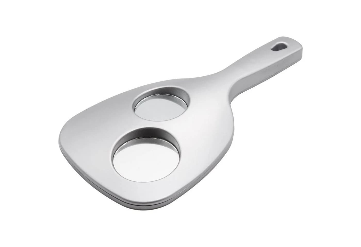 Osma Kosmetikspiegel Handspiegel mit Vergrößerung Silber/Schwarz - Bild 5