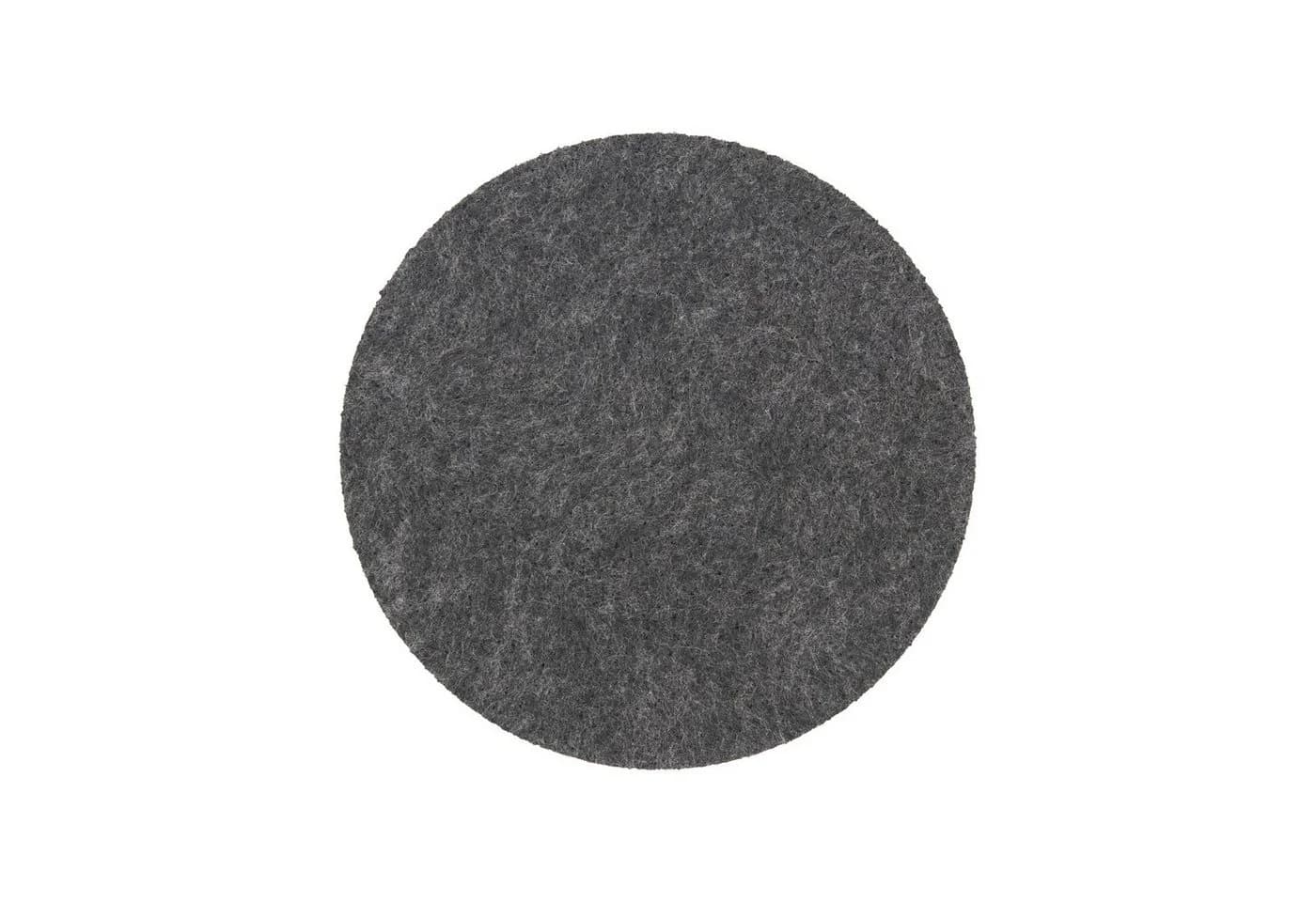 TSB Werk Glasuntersetzer Rund 6-tlg. Schwarz Polyester - Bild 3