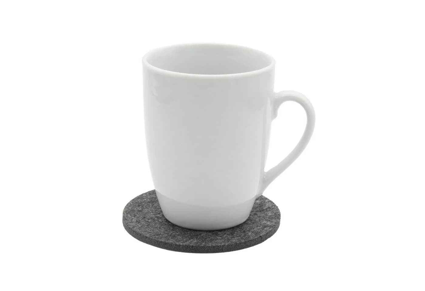 TSB Werk Glasuntersetzer Rund 6-tlg. Schwarz Polyester - Bild 4