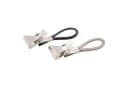 TSB Werk Handtuchclips 15x Metall Schwarz/Silber/Grau Bild 3