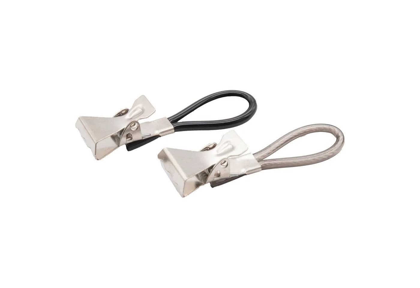 TSB Werk Handtuchclips 15x Metall Schwarz/Silber/Grau - Bild 3