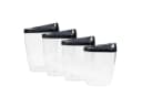 TSB Werk Vorratsdosen-Set 4-tlg. Transparent/Dunkelgrau Bild 2