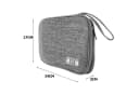 TSB Werk Aufbewahrungstasche Grau Kabel Organizer mit Reißverschluss Bild 1