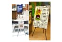 TSB Werk Mini Staffelei Schwarz Aluminium Bild 3