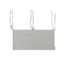Artee Bettnestchen Babybett Organizer Taschen Aufbewahrung aus Musselin Grau Bild 1