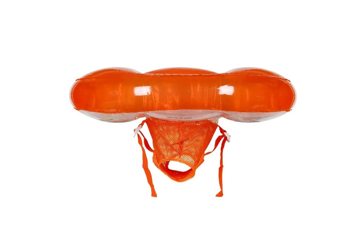 MABYEN Schwimmring Baby & Kids Höhenverstellbarer Sitz Orange - Bild 3