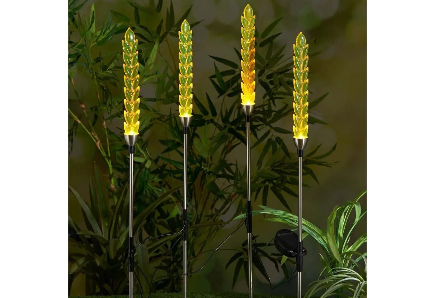 Solarleuchte im Ähren-Design für den Garten