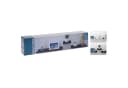 HAC24 Wandregal Set 3-tlg. Schwarz Schwebend Kunststoff Bild 1