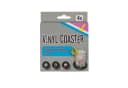 HAC24 Glasuntersetzer Set 8-tlg. Vinyl Schallplatten Schwarz Ø 11 cm Bild 3