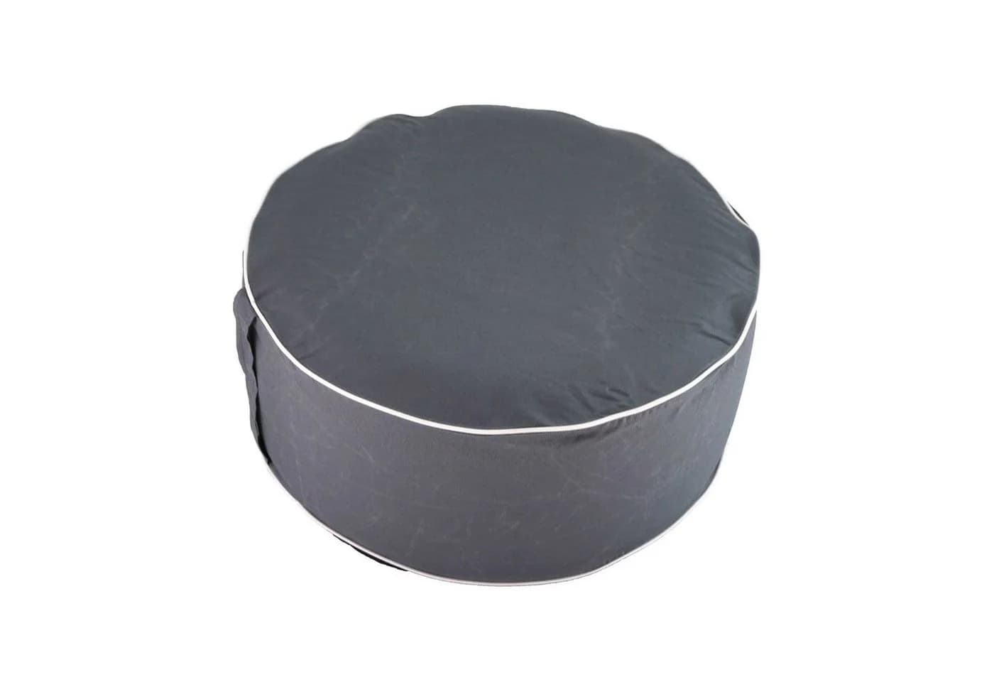 HAC24 Aufblasbarer Pouf Grau Outdoor Sitzhocker