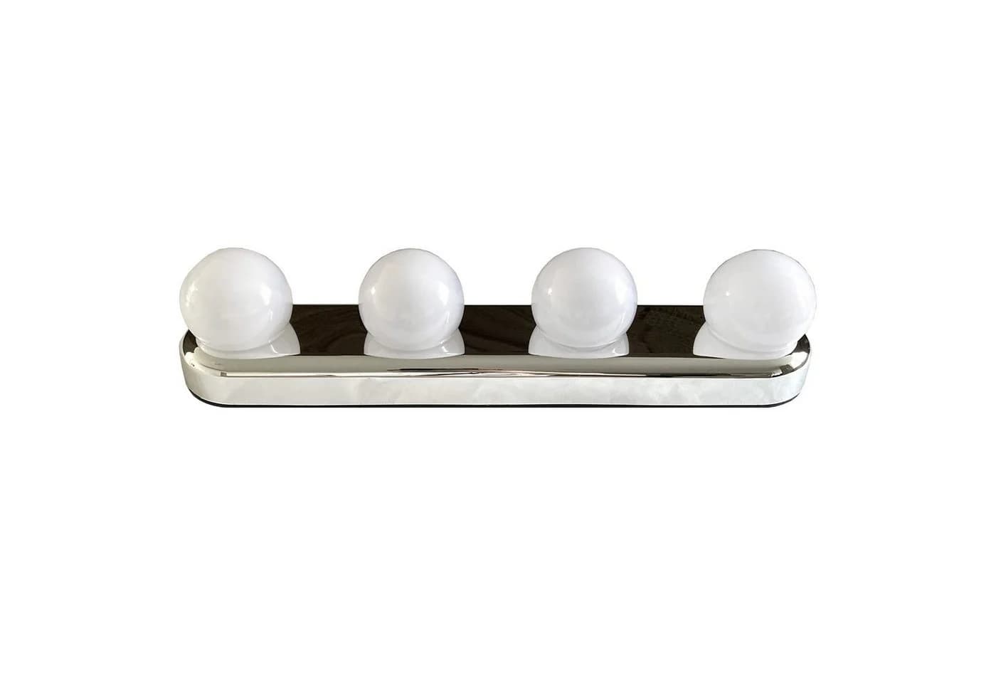 HAC24 LED Spiegelleuchte Silber mit Saugnäpfen