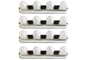 HAC24 LED Spiegelleuchte 4er Set Silber mit Saugnäpfen Bild 2