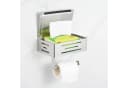 VOSSBACH Toilettenpapierhalter mit Feuchttücherbox Bild 2