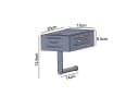 VOSSBACH Toilettenpapierhalter mit Feuchttücherbox Bild 4
