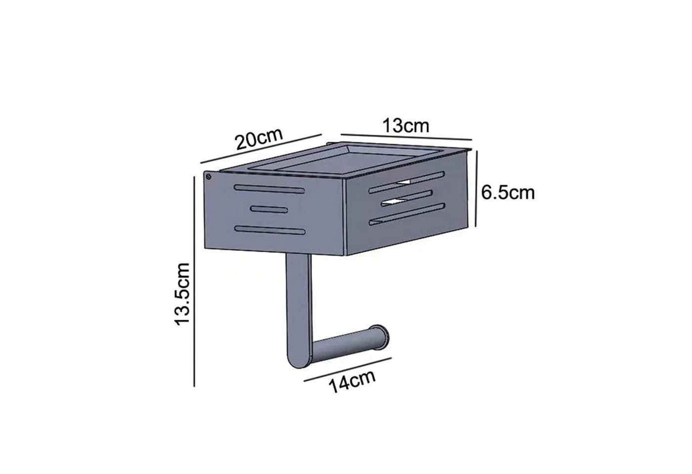VOSSBACH Toilettenpapierhalter mit Feuchttücherbox - Bild 4