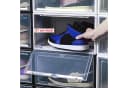 HAC24 Schuhbox Stapelbar Set 12 St Transparent Schwarz Kunststoff Bild 1