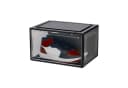 HAC24 Schuhbox Stapelbar Set 12 St Transparent Schwarz Kunststoff Bild 2