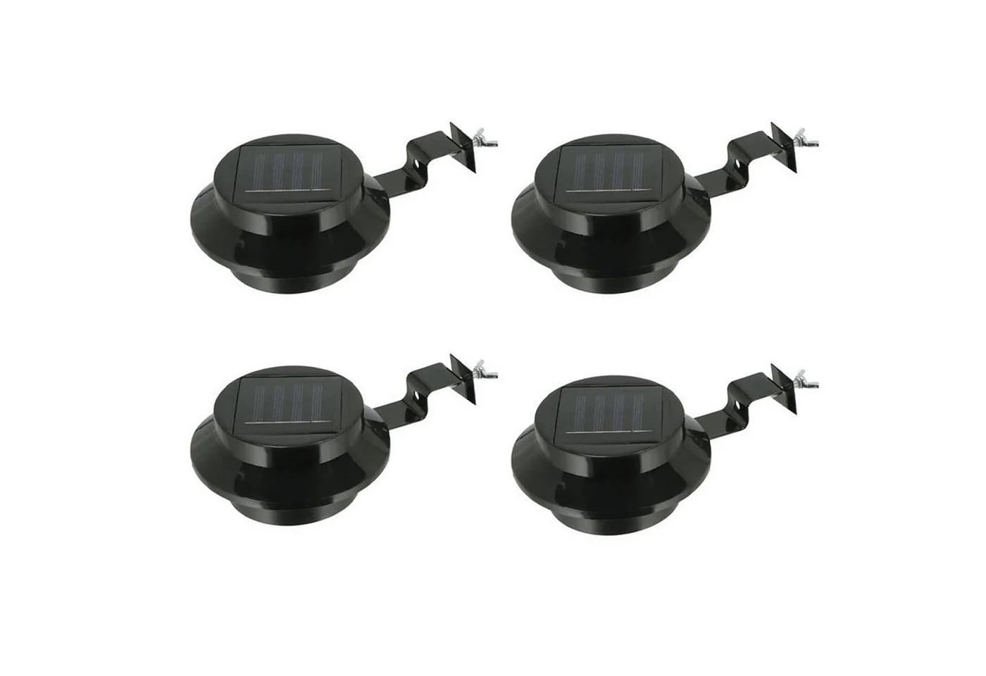 HAC24 LED Solar-Dachrinnenlampe Schwarz Kaltweiß - Bild 2