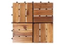 HAC24 Terrassenfliesen Akazienholz Stecksystem Braun 11 Stück Bild 2