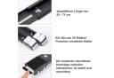 VOSSBACH Waschmaschinenuntergestell Schwarz 2er-Set mit Rollen Bild 3