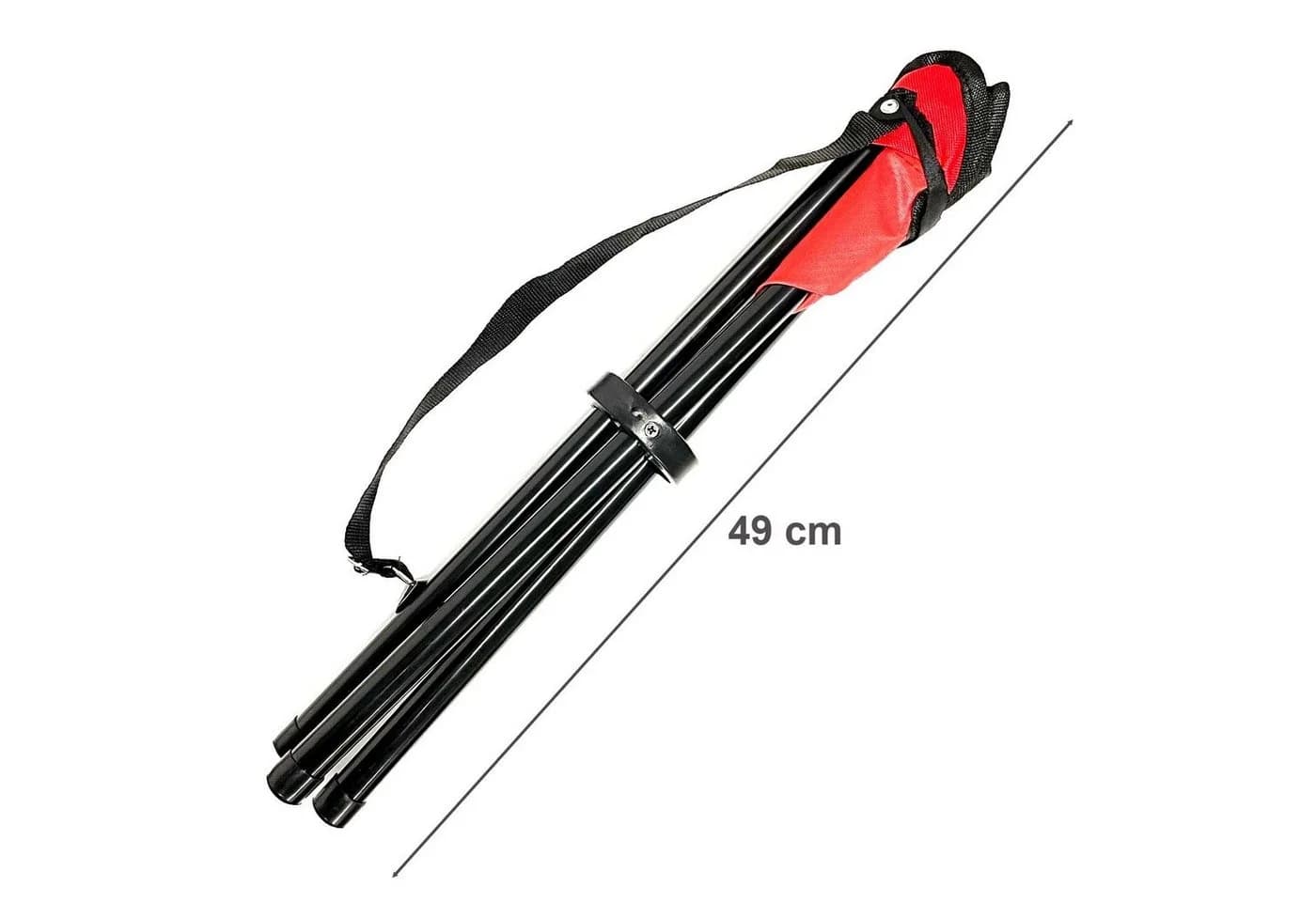HAC24 Campinghocker Grau Metall Faltbar mit Tragegurt - Bild 5