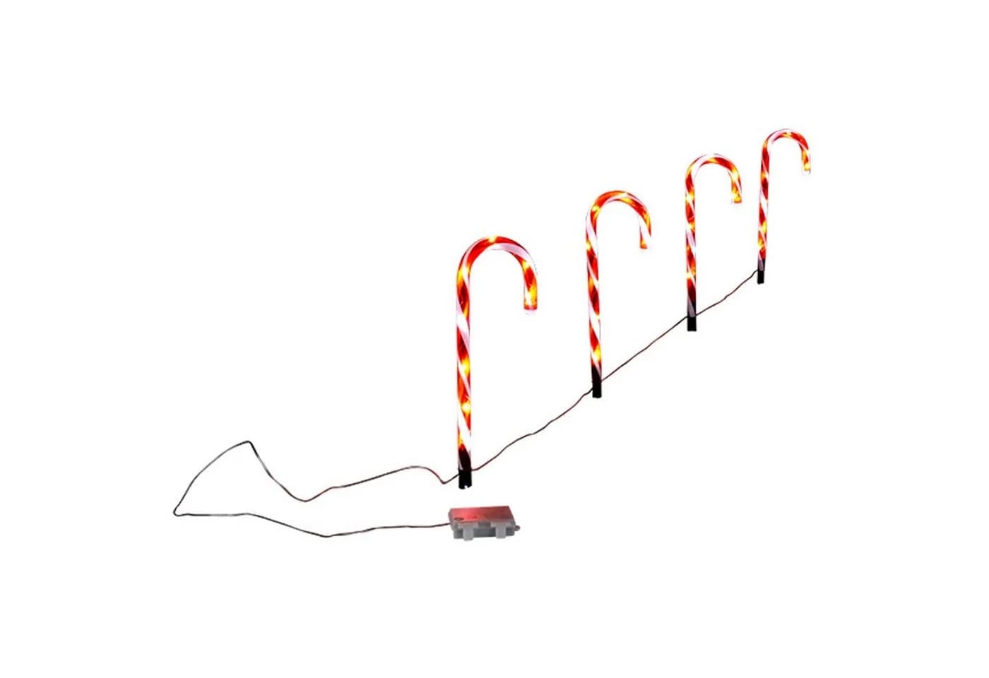 HAC24 LED-Lichterkette Zuckerstange Weihnachtsdeko mit Timerfunktion - Bild 4