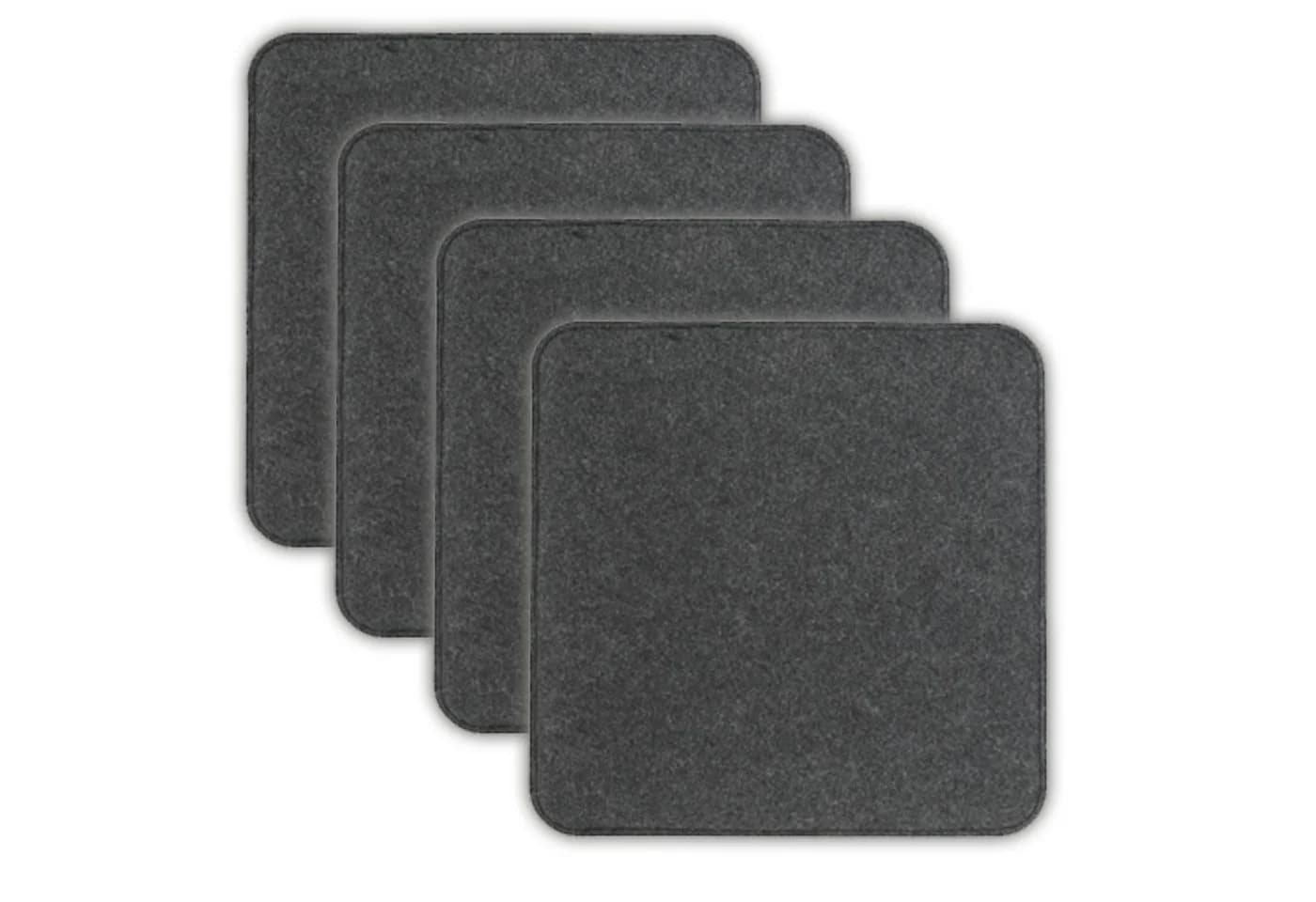 VOSSBACH Sitzkissen Grau Filz 35x35 cm mit Antirutschnoppen - Bild 2