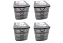 HAC24 Aufbewahrungsbox mit 3 Schubladen Grau Transparent Bild 2