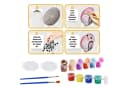 Coradoma Kreativset Steine zum Bemalen DIY Set 10 Steine + 2 Leuchtsteine Bild 4